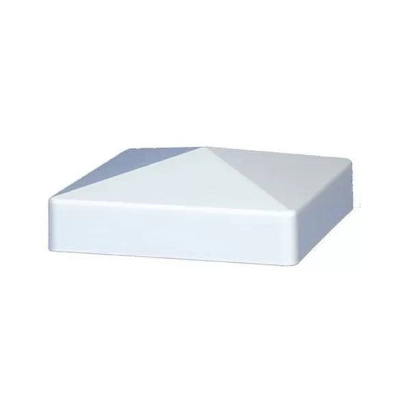 1-3/4" Vinyl Almond Long Lip Pyramid Horse Post Cap | VCOSPC4A