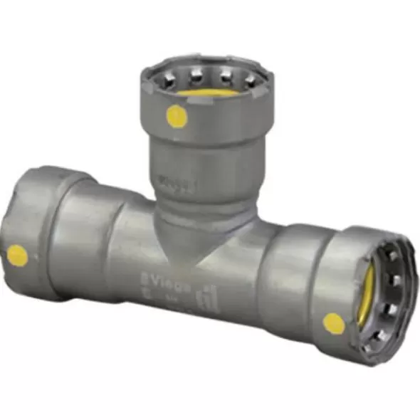1" Press Carbon Steel 6618 Series Tee | VGA25311