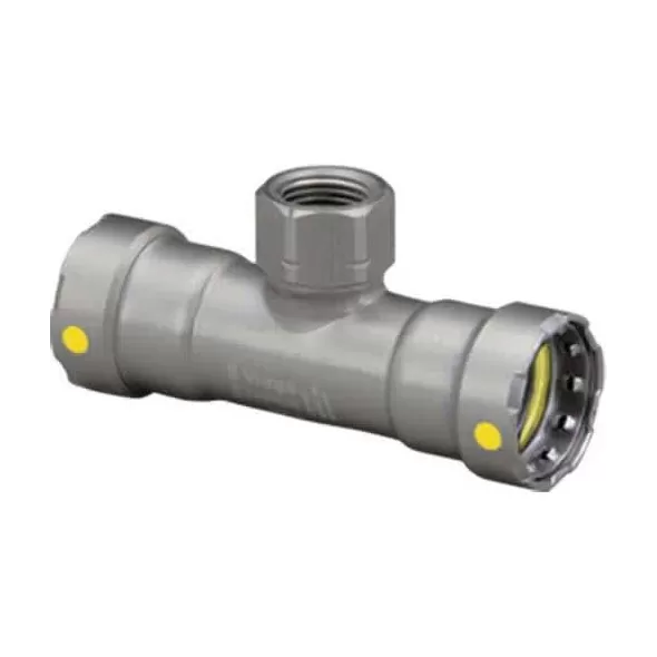 1" x 1" x 1/2" Press x Press x FPT Carbon Steel 6617.2 Series Tee | VGA25411