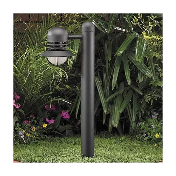 2.5 W Ceramic T3 LED Black Die-Cast Copper-Free Aluminum Landscape Series Bollard Light | VISBR8240B25WT3