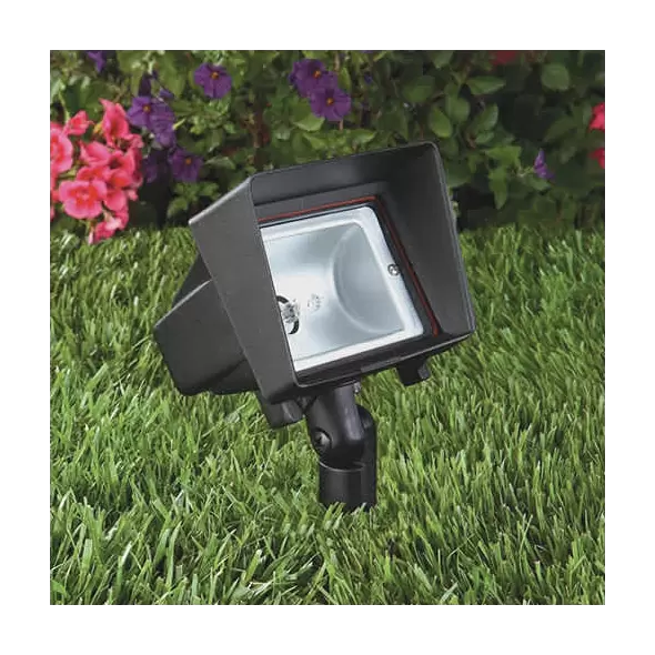 20 W Bi-Pin T4 LED Black Die-Cast Copper-Free Aluminum Landscape Series 5103 Model Up and Accent Light | VISGR5103B