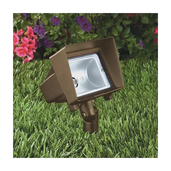 5 W Ceramic LED Architectural Bronze Die-Cast Copper-Free Aluminum Landscape Series 5103 Model Low Voltage Flood Light | VISGR5103ZWLB5ND