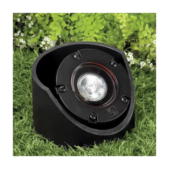 20 W Ceramic MR-16 LED Black Die-Cast Copper-Free Aluminum Landscape Series 5252 Model In-Ground Well Light | VISGW5252B