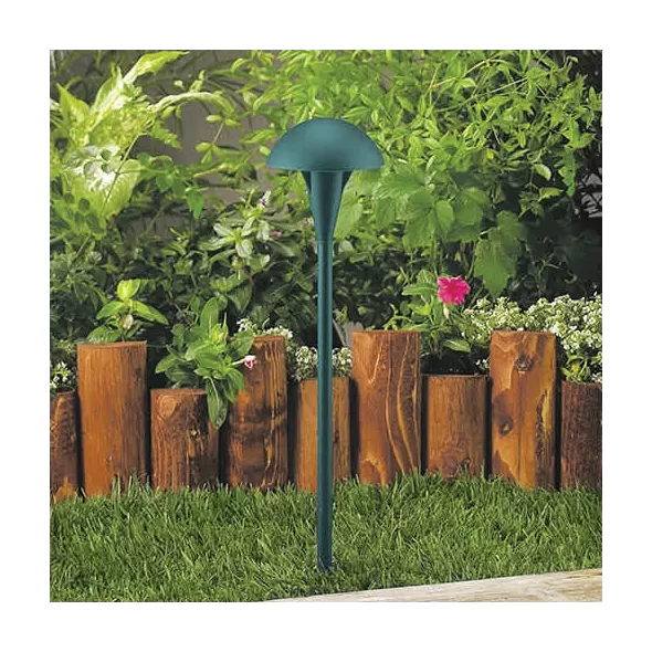 4.5" x 18-3/8" Verde Die-Cast Copper-Free Aluminum Landscape Series Low Voltage Path Light | VISPR4206GNL