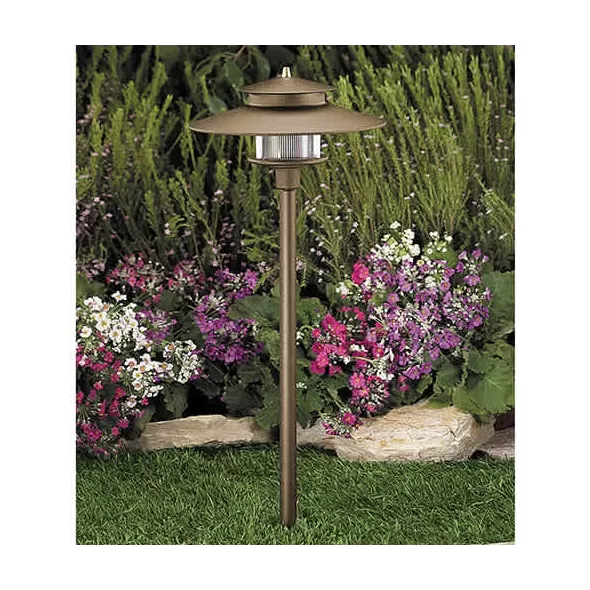 10-1/4" x 25.5" 2.5 W Ceramic T3 LED Architectural Bronze Die-Cast Copper-Free Aluminum Landscape Series Low Voltage Path Light | VISPR9207Z2WT3