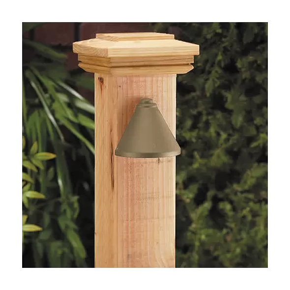 LED Granite Die-Cast Copper-Free Aluminum Landscape Series 4250 Model Step Light | VISSL4250GTNL