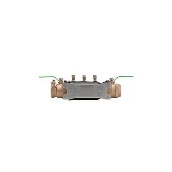 1-1/4" Male Threaded Lead-Free Bronze 175 psi 350XL Series Double Check Backflow Preventer | WLK350XL012