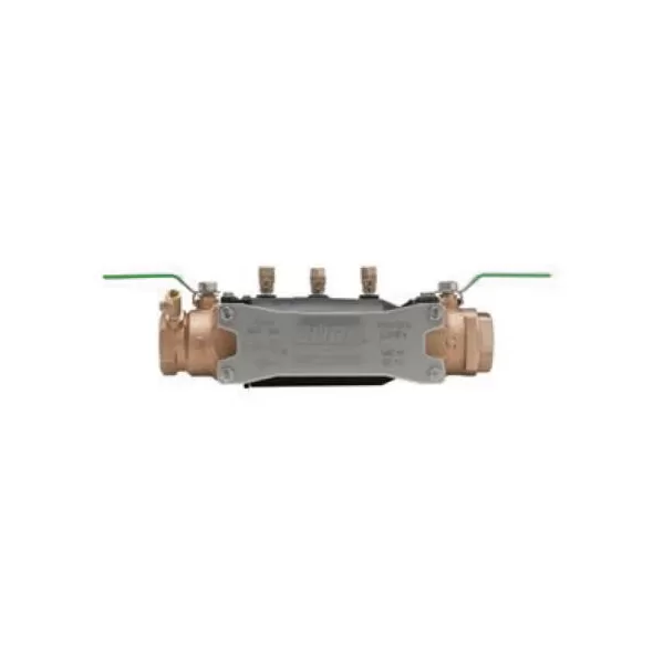 1-1/2" Male Threaded Lead-Free Brass 175 psi 350XL Series Double Check Backflow Preventer | WLK350XL015