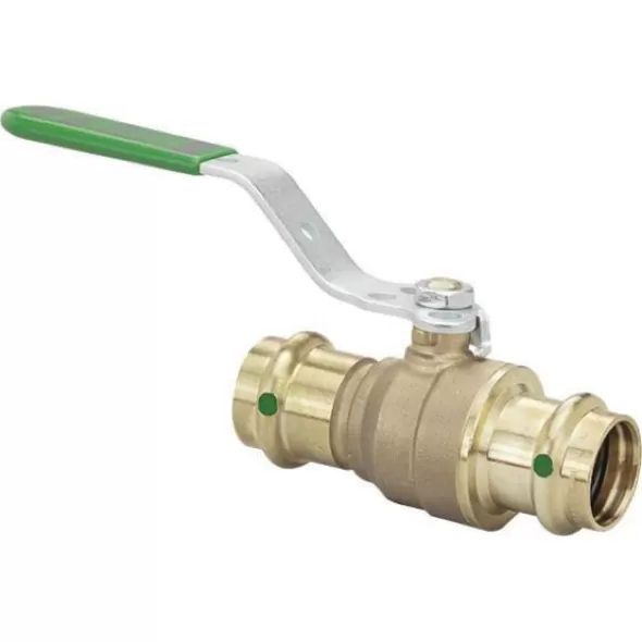 1-1/4" Press Lead-Free Bronze 200 psi 2971.1ZL Series 2-Piece Ball Valve | VGA79935