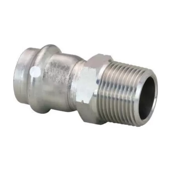 1/2" Press x MPT 304 Stainless Steel 6011 Series Adapter | VGA85012