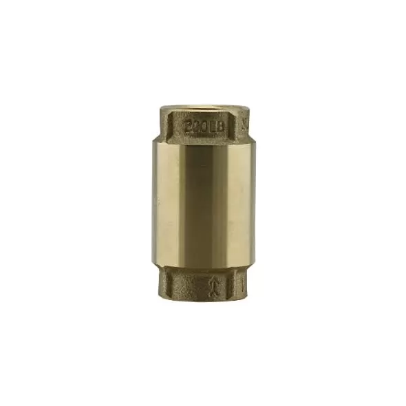 1" FPT Lead-Free Brass 17YBCVNL Series Standard Check Valve | VLZCV010CLF
