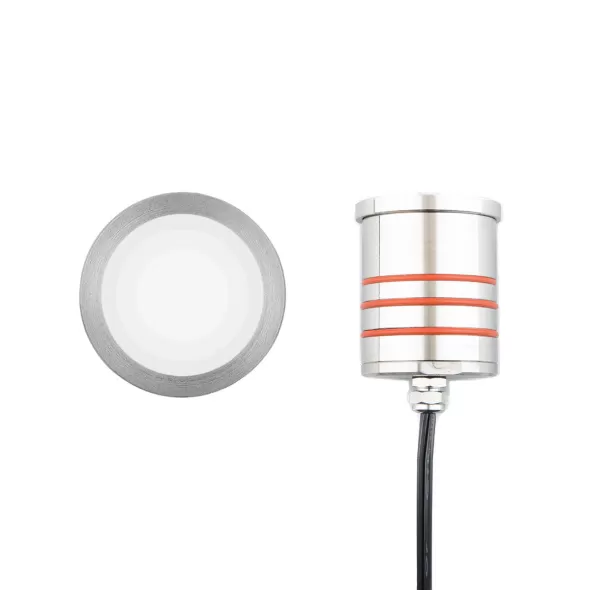 4.1 W 3000K LED Stainless Steel 2011 Series In-Ground Slim Round Well Light | WAC201130SS