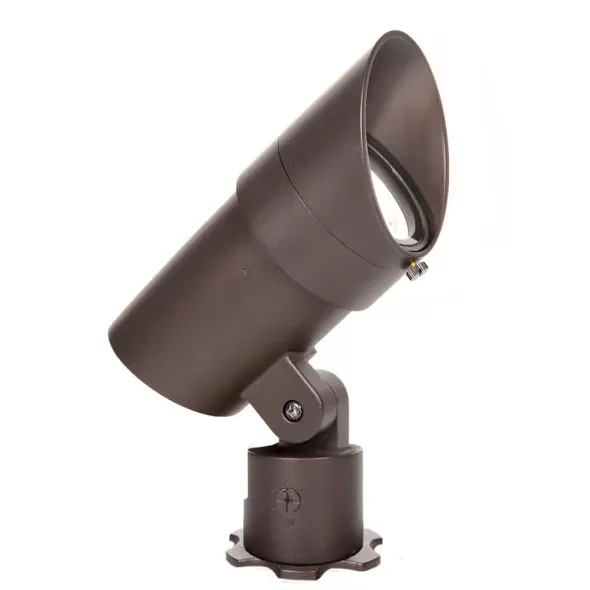 15 to 35 W 3000K LED Bronzed Brass Aluminum 5211 Series 15 to 60 Degrees Beam Large Accent Light | WAC521130BBR