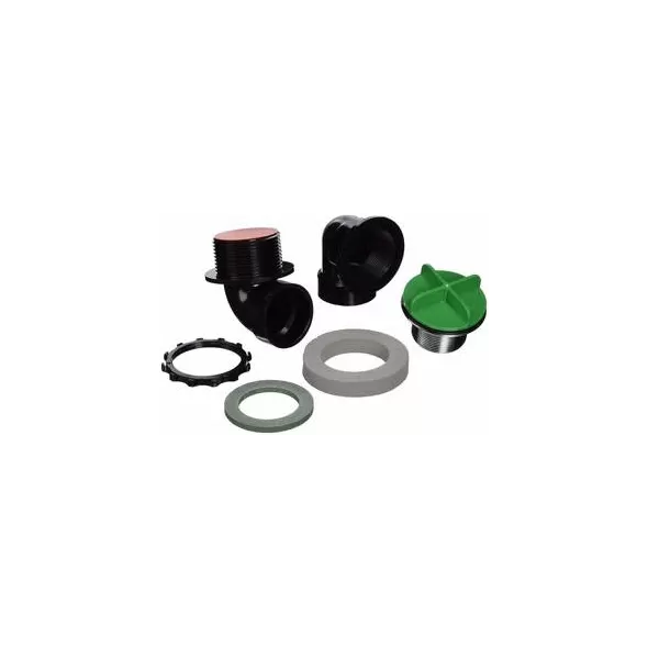 Chrome-Plated PVC 901 Series For SCH 40/Standard Bath Wastes Bath Waste Half Kit | WCO901BRIPVCCP