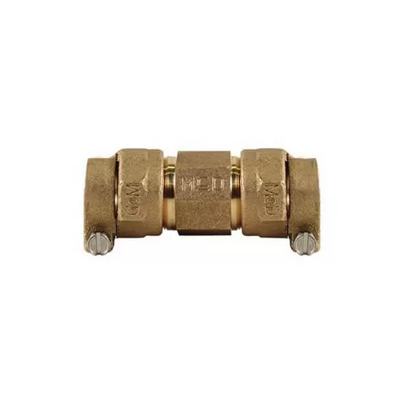 3/4" CTS Compression Lead-Free Brass 74758-22 Series Coupling | MCD5140111