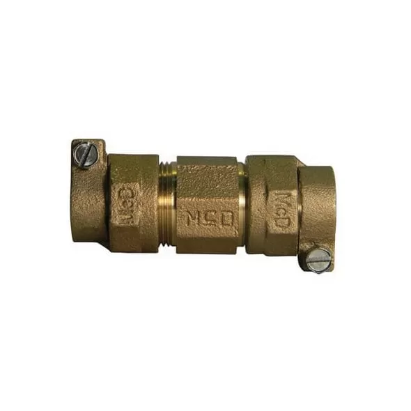 1" PEP Compression Lead-Free Brass 74758-33 Series Straight Coupling | MCD5142127