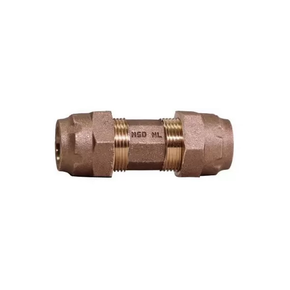 1" Compression Lead-Free Brass 74758-11 Series Straight Coupling | MCD5196005