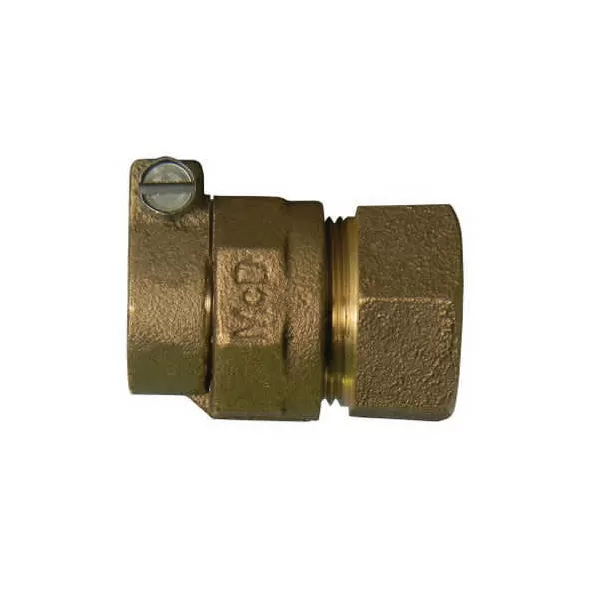 1" CTS Compression x FNPT Lead-Free Brass 74754-22 Series Straight Coupling Adapter | MCD7475422010
