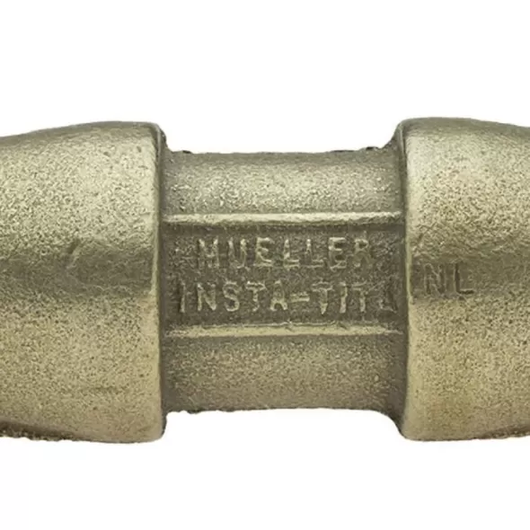 1" IPS Brass Straight Insta-Tite Coupling | MLRH15408NL