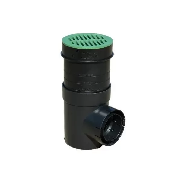 6" Round Polystyrene Black Riser | NDS101R