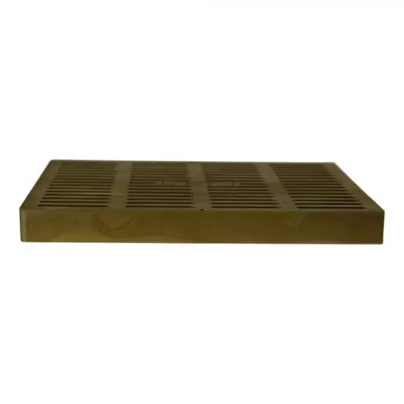 12" x 12" Square Brass Flat Grate | NDS1230B