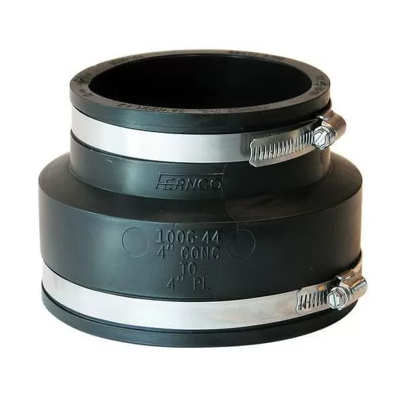PVC Flexible Coupling 4 in. Concrete x Plastic/Cast Iron 1006 Series | 1006-44