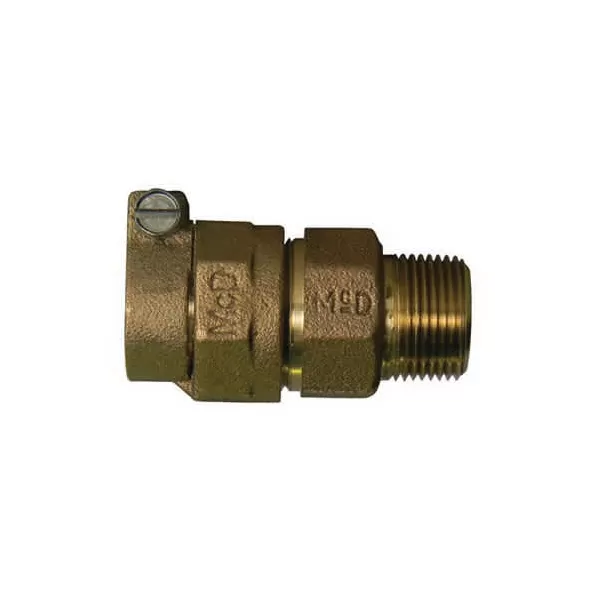 1-1/2" CTS Compression x MNPT Lead-Free Brass 74753-22 Series Straight Coupling Adapter | MCD5141168