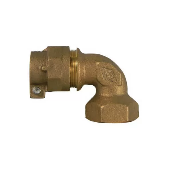 1" CTS Compression x FNPT Lead-Free Brass 90 Degrees 74779-22 Series 1/4 Bend Elbow | MCD7477922010
