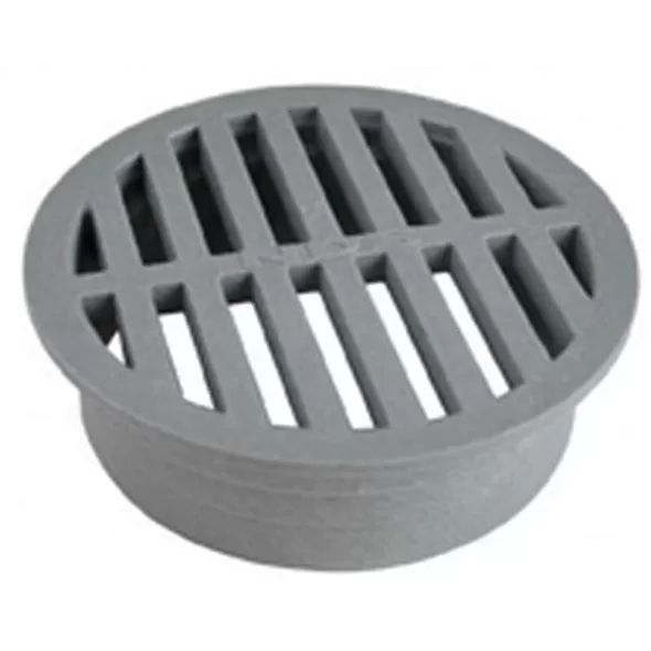 NDS ROUND GRATE GREY 4" | NDS12