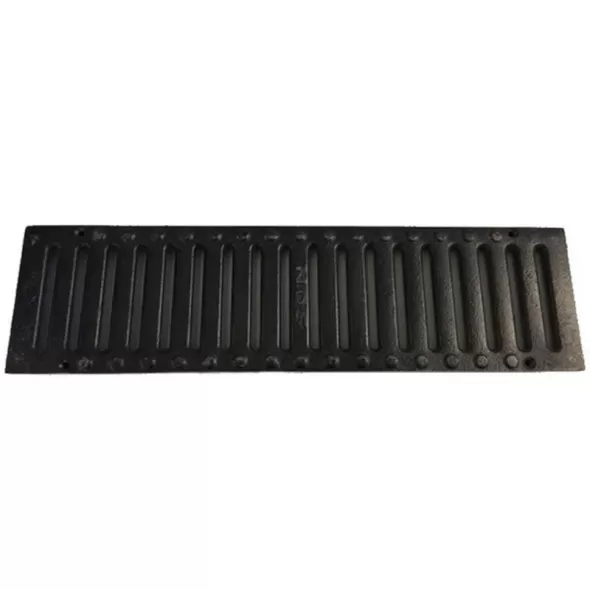5" Rectangular Ductile Iron Black Pro Flat Channel Grate | NDS823