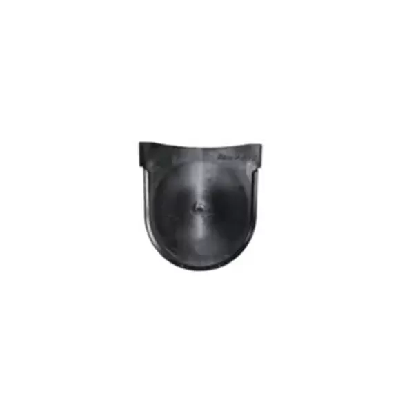 5" Black Plastic Standard End Cap | RBDDCDENDCAP5
