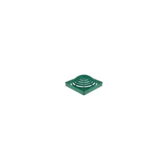 6" x 6" Square HDPE Black Drainage Atrium Grate | RBDDG9SAB