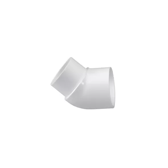 3" 45 Street Elbow PVC Sch. 40 Spigot X Slip | 423-030