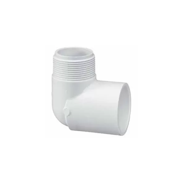 3/4" x 1" 90 Street Elbow PVC Sch. 40 MPT x Slip | 410-102