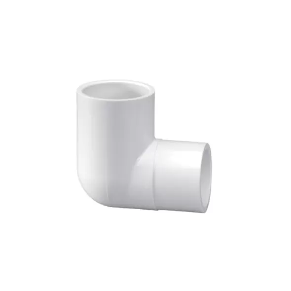 2-1/2" 90 Street Elbow PVC Sch. 40 Slip x Spigot | 409-025S