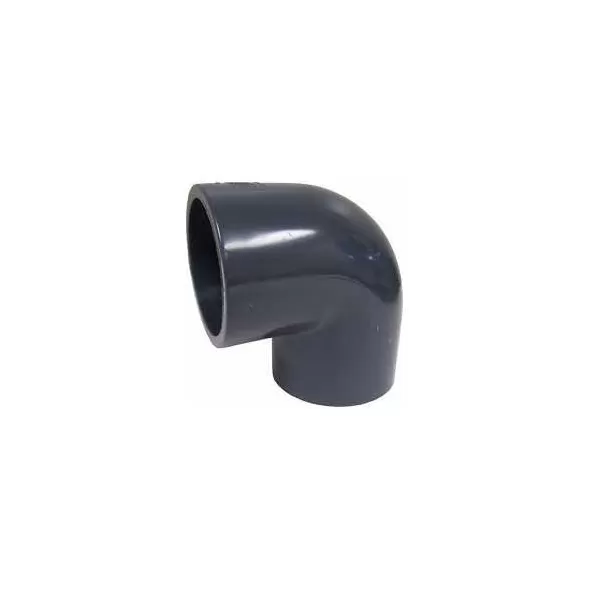 2" PVC Elbow, Sch. 80, C Standard, Socket Gray | 806020C