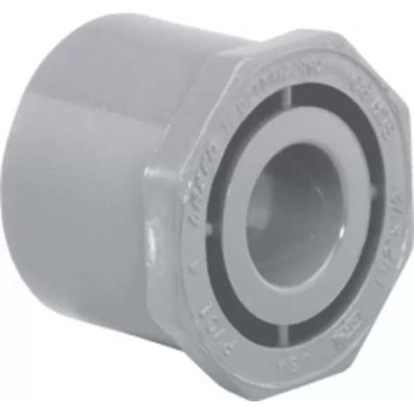 Sch. 80 Gray PVC Bushing 3 in. x 2 in. Spigot x Slip | 9837338