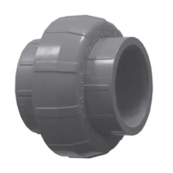 Sch. 80 Gray PVC Union 4" Socket with EPDM O-Ring Seal | 897040