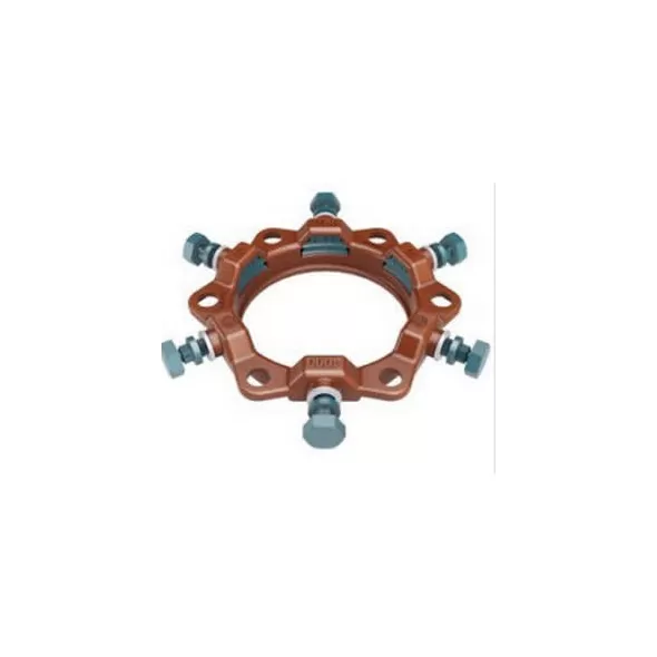 6" Coral Red Gland PVC Series 4000HD Mechanical Joint Wedge Action Restraint | WWFMEGALUG6PLA