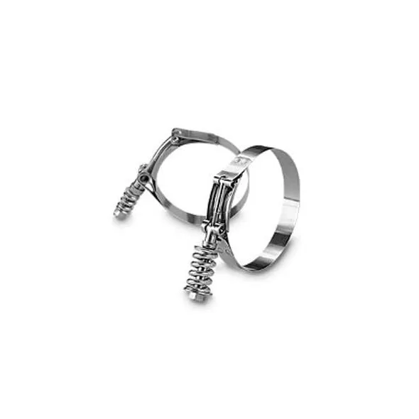 6" 300 Stainless Steel 95130 Series T-Bolt Clamp | WWFTBOLTCLAMP060