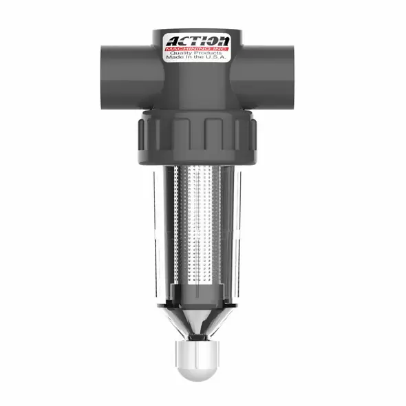 Action Machining Action Filter, AFI Series In-Line Clear, 100 Mesh 1" | AFI10100