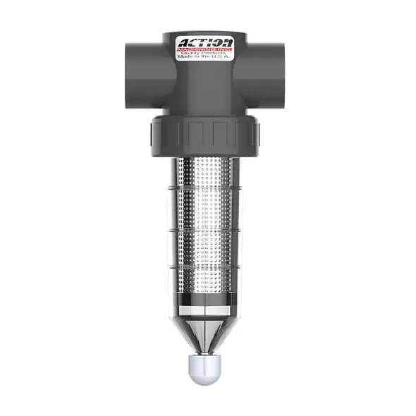 Action Machining Action Filter, AFI Series In-Line Clear, 100 Mesh 1-1/2" | AFI15100