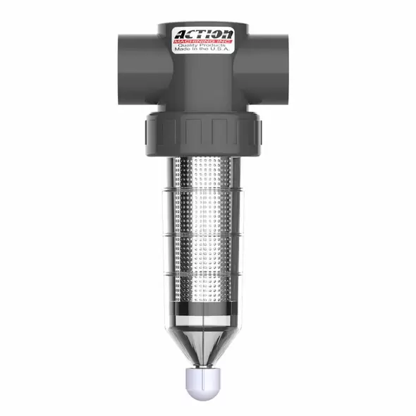 Action Machining Action Filter, AFI Series In-Line Clear, 100 Mesh 1-1/2" | AFI15100