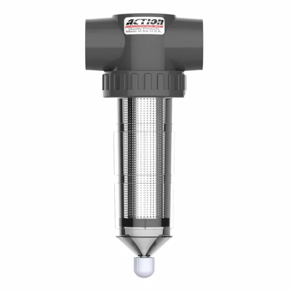 Action Machining Action Filter, AFI Series In-Line Clear, 50 Mesh 2" | AFI2050