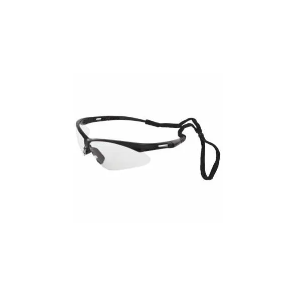 Safety Glasses, Clear Lens High Impact Wraparound Temple Octane