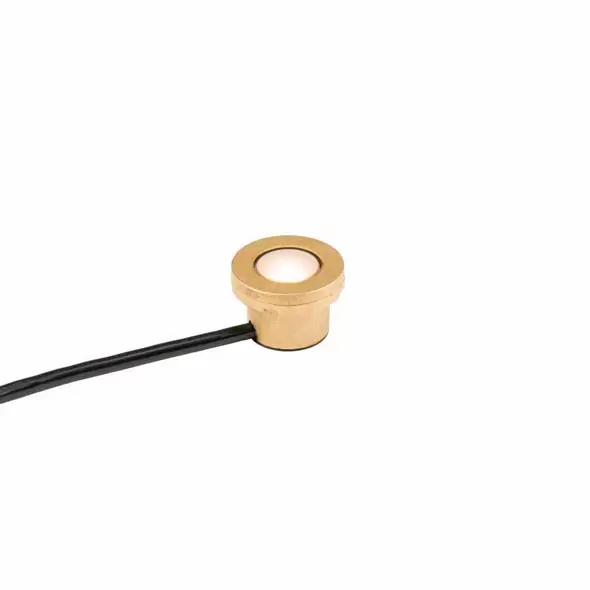 Underwater Light, 6 W 2700K Integrated LED Natural Brass Die-Cast C360 Brass Zoning/Color Changing