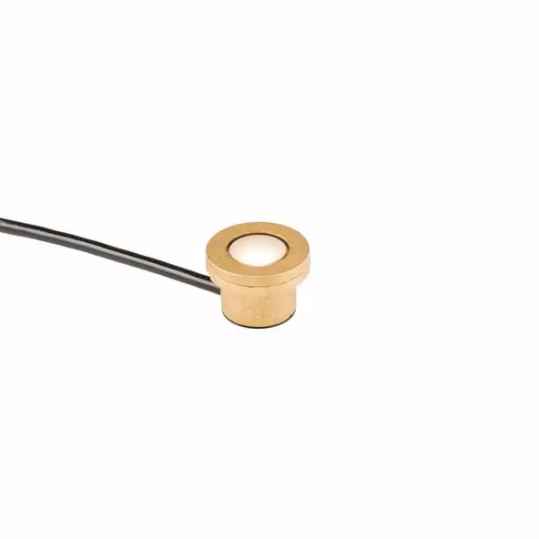 Underwater Light, 6 W 2700K Integrated LED Natural Brass Die-Cast C360 Brass Zoning/Color Changing