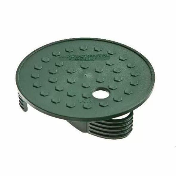 Valve Box Lid, 6" Round Green Universal