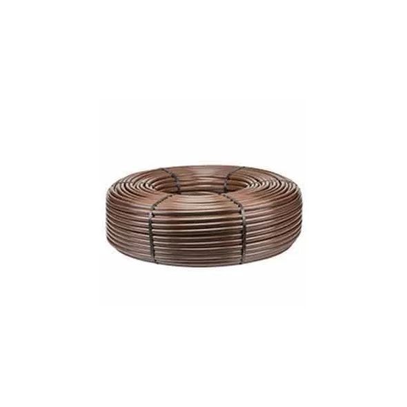 Hunter HDL Dripline, 250' 0.6 gph 18" Space Dark Brown w/ Gray Stripe Pressure Compensating | HDL0618250CV