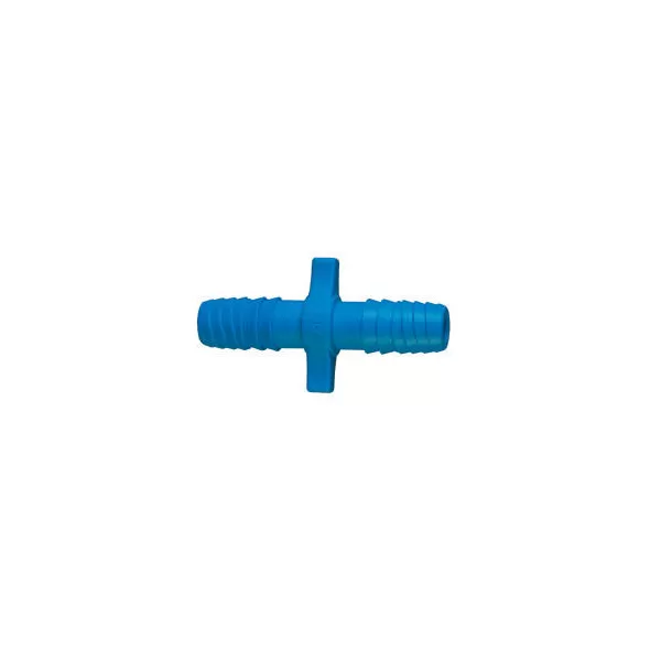 1/2" Barb x Double Helix Blue Acetal Coupling | LSC3201004